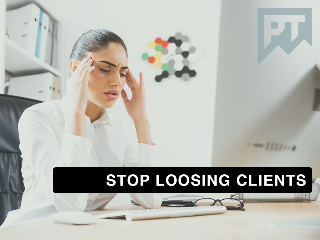 online success stop loosing clients